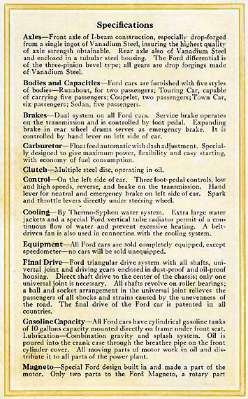 1917 Ford Brochure Page 2